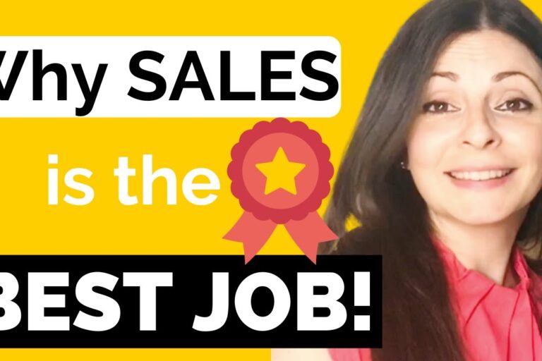 Muna giving the main reasons why you should get a job in sales